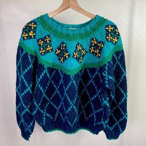 Vintage Lizsport Liz Claiborne Chunky Knit Sweater Medium